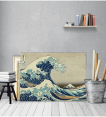 Πίνακας ζωγραφικής σε Καμβά Great Wave - Hokusai