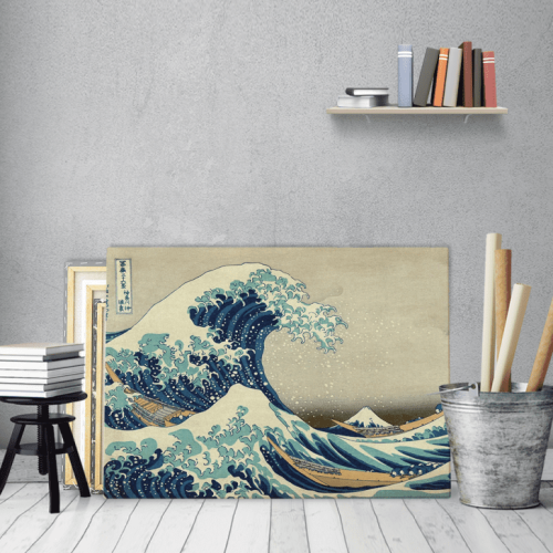 Πίνακας ζωγραφικής σε Καμβά Great Wave - Hokusai