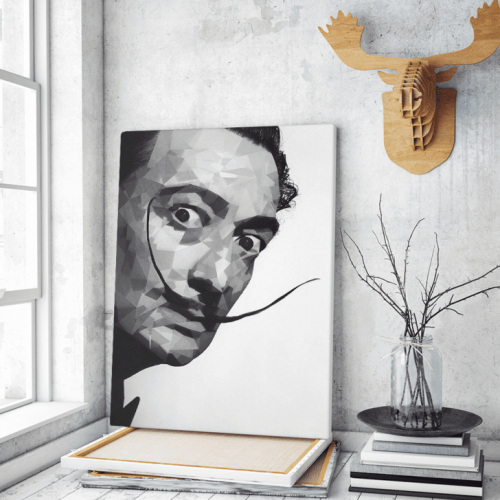 Πίνακας ζωγραφικής σε Καμβά Salvador Dali portrait