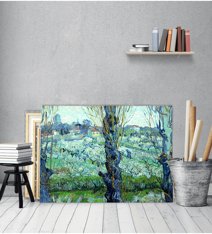Πίνακας ζωγραφικής σε Καμβά Van Gogh View Of Arles Πίνακας ζωγραφικής σε Καμβά Van Gogh View Of Arles