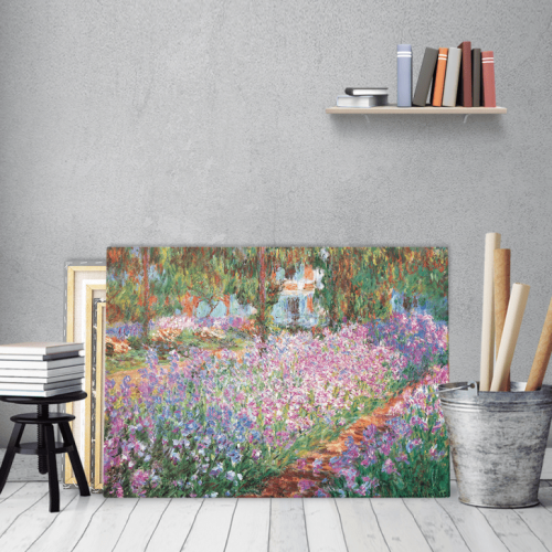 Πίνακας ζωγραφικής σε Καμβά Irises In Monet's Garden