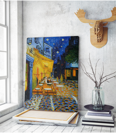 Πίνακας ζωγραφικής σε Καμβά Van Gogh Cafe Terrace At Night