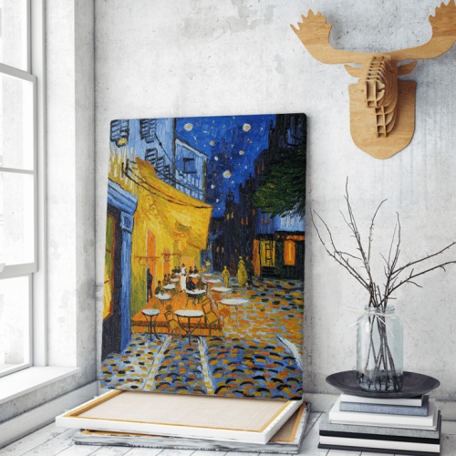Πίνακας ζωγραφικής σε Καμβά Van Gogh Cafe Terrace At Night