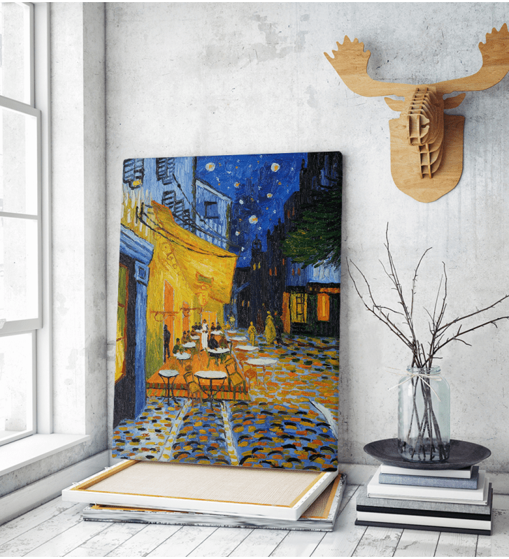 Πίνακας ζωγραφικής σε Καμβά Van Gogh Cafe Terrace At Night Πίνακας ζωγραφικής σε Καμβά Van Gogh Cafe Terrace At Night