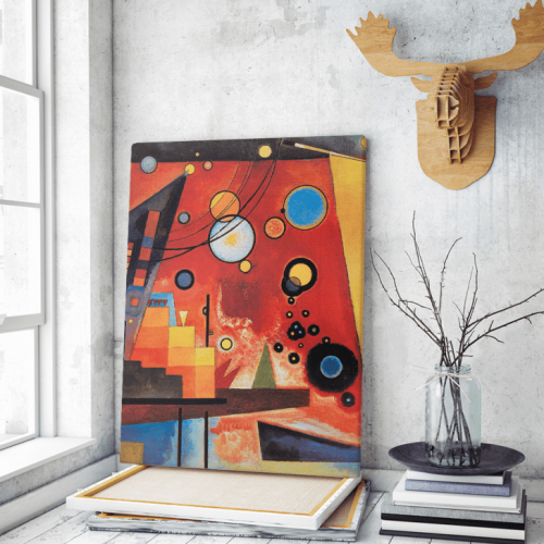 Πίνακας ζωγραφικής σε Καμβά Kandinsky Painting Modern Shapes