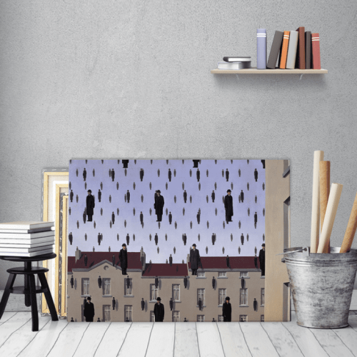 Πίνακας ζωγραφικής σε Καμβά Magritte Golconda