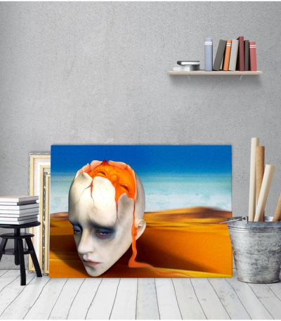Πίνακας ζωγραφικής σε Καμβά Salvador Dali Head Sculpt