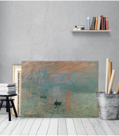 Πίνακας ζωγραφικής σε Καμβά Impression Sunrise Claude Monet