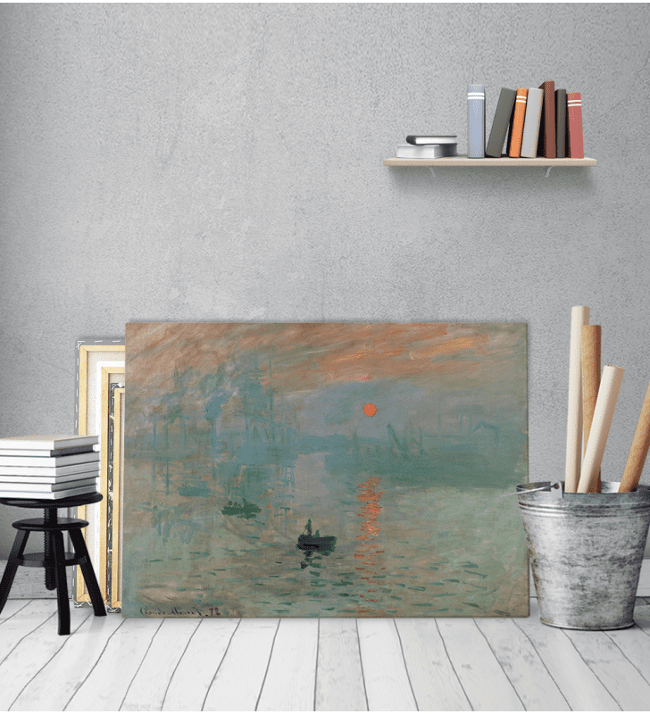 Πίνακας ζωγραφικής σε Καμβά Impression Sunrise Claude Monet Πίνακας ζωγραφικής σε Καμβά Impression Sunrise Claude Monet