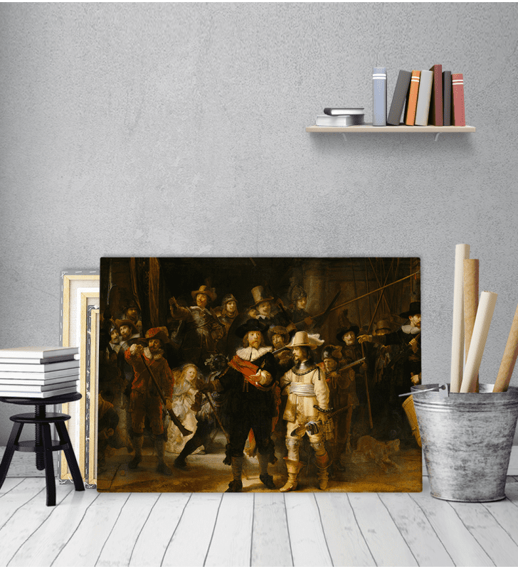 Πίνακας ζωγραφικής σε Καμβά Rembrandt Night Watch Πίνακας ζωγραφικής σε Καμβά Rembrandt Night Watch