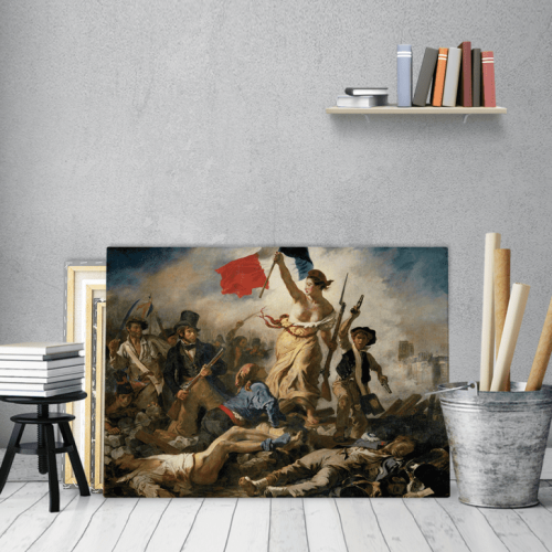 Πίνακας ζωγραφικής σε Καμβά Eugène Delacroix Liberty Leading the People
