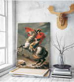 Πίνακας ζωγραφικής σε Καμβά Napoleon Crossing the Alps Jacques Louis David