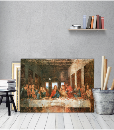 Πίνακας ζωγραφικής σε Καμβά Leonardo Da Vinci Ο Μυστικός Δείπνος