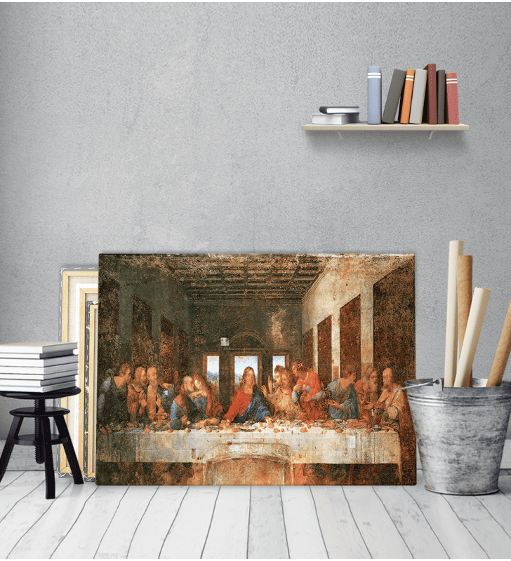 Πίνακας ζωγραφικής σε Καμβά Leonardo Da Vinci Ο Μυστικός Δείπνος Πίνακας ζωγραφικής σε Καμβά Leonardo Da Vinci Ο Μυστικός Δείπνος