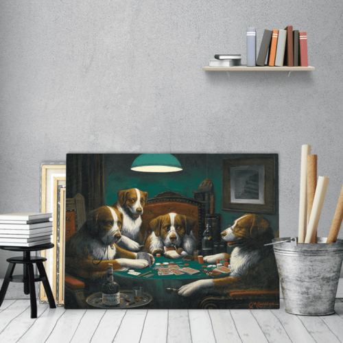 Πίνακας ζωγραφικής σε Καμβά Cassius Marcellus Coolidge Dogs playing poker