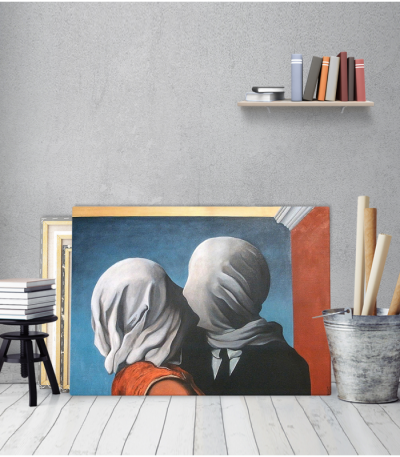Πίνακας ζωγραφικής σε Καμβά The Lovers 2 Rene Magritte