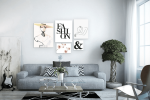 Σύνθεση Με Πίνακες Καμβάδες 95x75- 5 Τεμάχια - Fashion