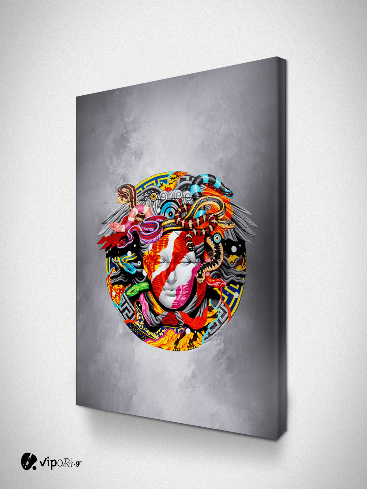Πίνακας σε Καμβά με Wall art graffiti Μέδουσα Versace