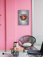 Πίνακας σε Καμβά με Wall art graffiti Μέδουσα Versace