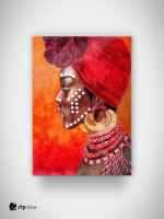 Πίνακας σε Καμβά : african woman portrait