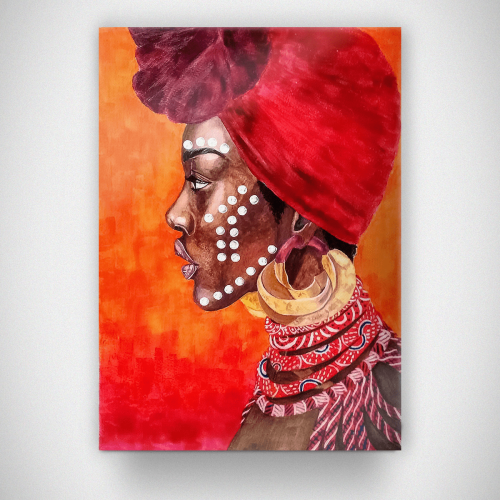Πίνακας σε Καμβά : african woman portrait