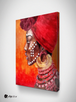 Πίνακας σε Καμβά : african woman portrait