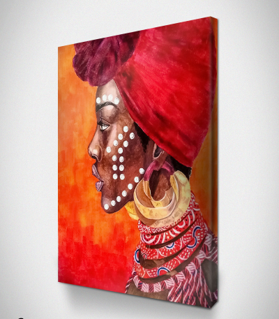 Πίνακας σε Καμβά : african woman portrait
