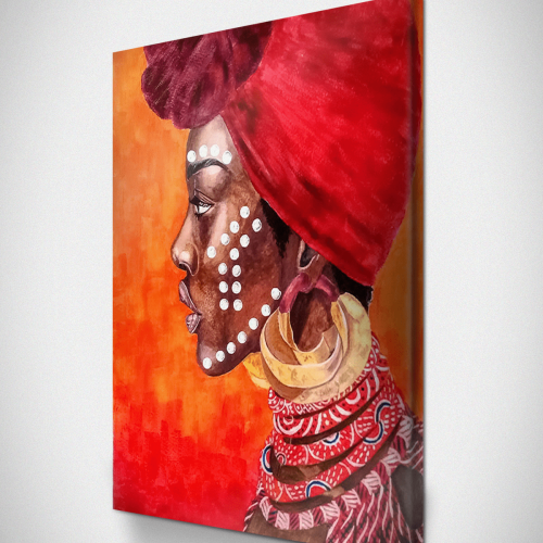 Πίνακας σε Καμβά : african woman portrait
