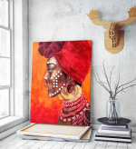Πίνακας σε Καμβά : african woman portrait