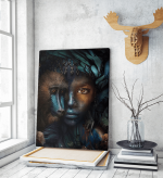 Πίνακας σε Καμβά : boy monkey art portrait
