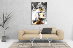 Πίνακας σε Καμβά : mystery portrait painting woman