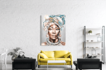 Πίνακας σε Καμβά : Portrait African Woman