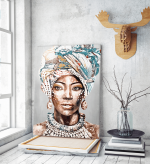 Πίνακας σε Καμβά : Portrait African Woman