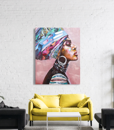 Πίνακας σε Καμβά : Desert Lady in a Turban painting 2