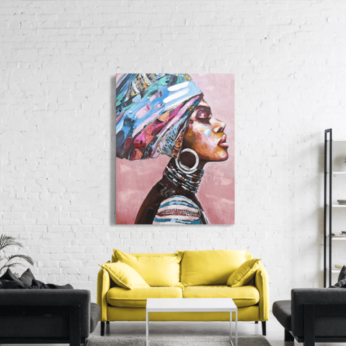 Πίνακας σε Καμβά : Desert Lady in a Turban painting 2