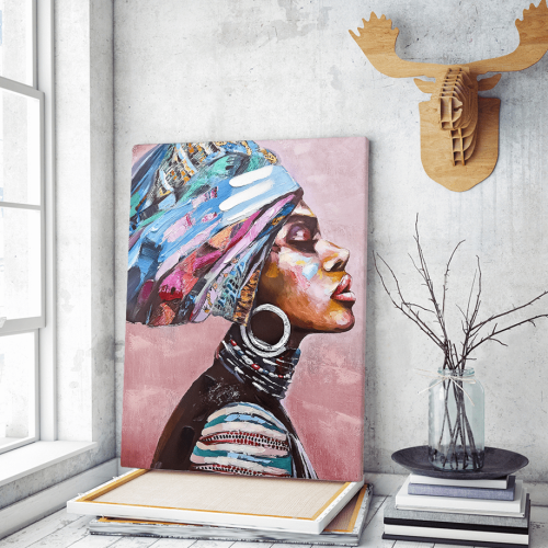 Πίνακας σε Καμβά : Desert Lady in a Turban painting 2