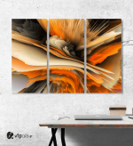 Πίνακας Καμβάς Τρίπτυχος Abstract art paint