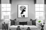 Εκτύπωση σε Αφίσα φωτογραφικό Χαρτί Hair Flower
