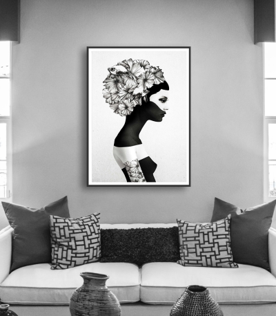 Εκτύπωση σε Αφίσα φωτογραφικό Χαρτί Hair Flower