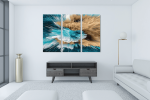 Πίνακας Καμβάς Τρίπτυχος Abstract art paint 02