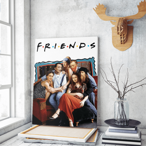 Πίνακας σε Καμβά : Famous Artists Friends
