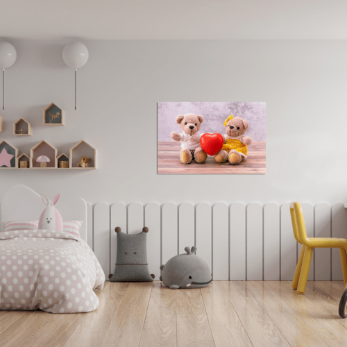 Πίνακας Καμβάς Cute Teddy Bears