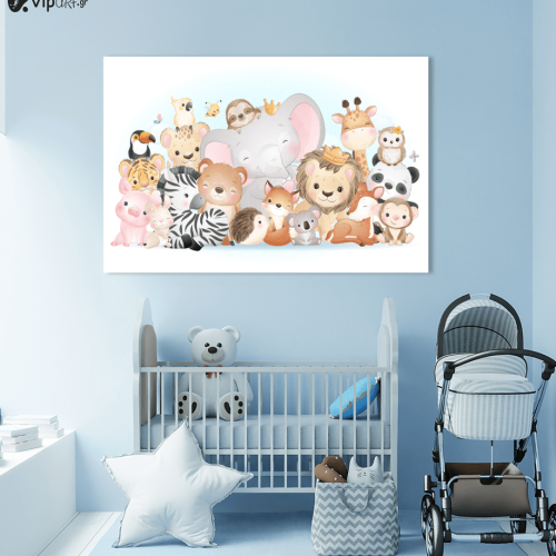 Πίνακας Καμβάς Animal Friends