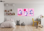 Πίνακας Καμβάς Happy Little Unicorn