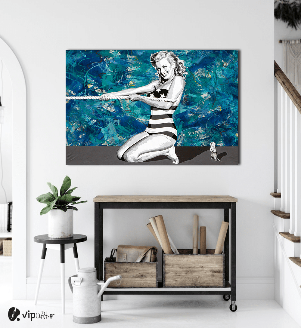 Πίνακας Καμβάς Playful Merilyn Πίνακας Καμβάς Playful Merilyn