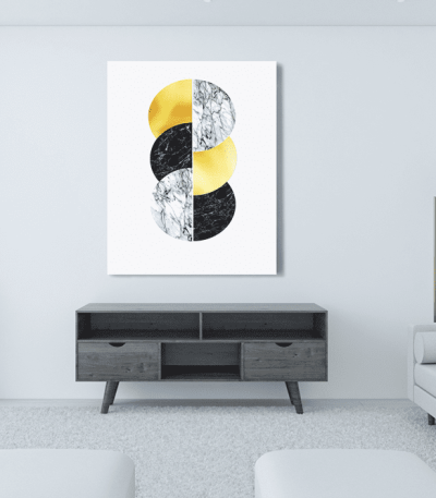 Πίνακας Καμβάς Circular shapes
