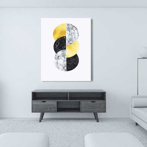 Πίνακας Καμβάς Circular shapes
