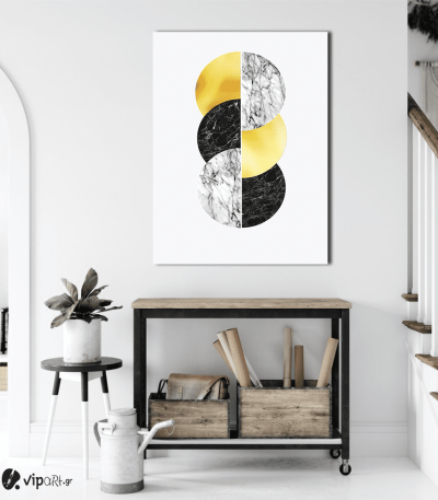 Πίνακας Καμβάς Circular shapes