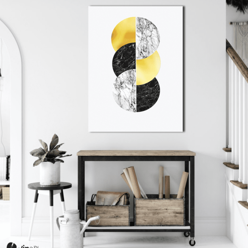 Πίνακας Καμβάς Circular shapes