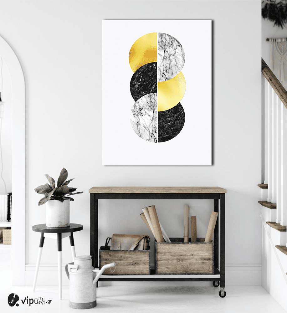 Πίνακας Καμβάς Circular shapes